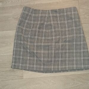 Plaid Gray Skirt